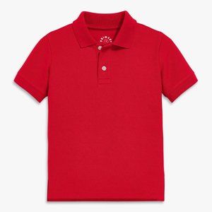 Primary Red Short sleeve pique polo 4-5T NEW W/TAGS